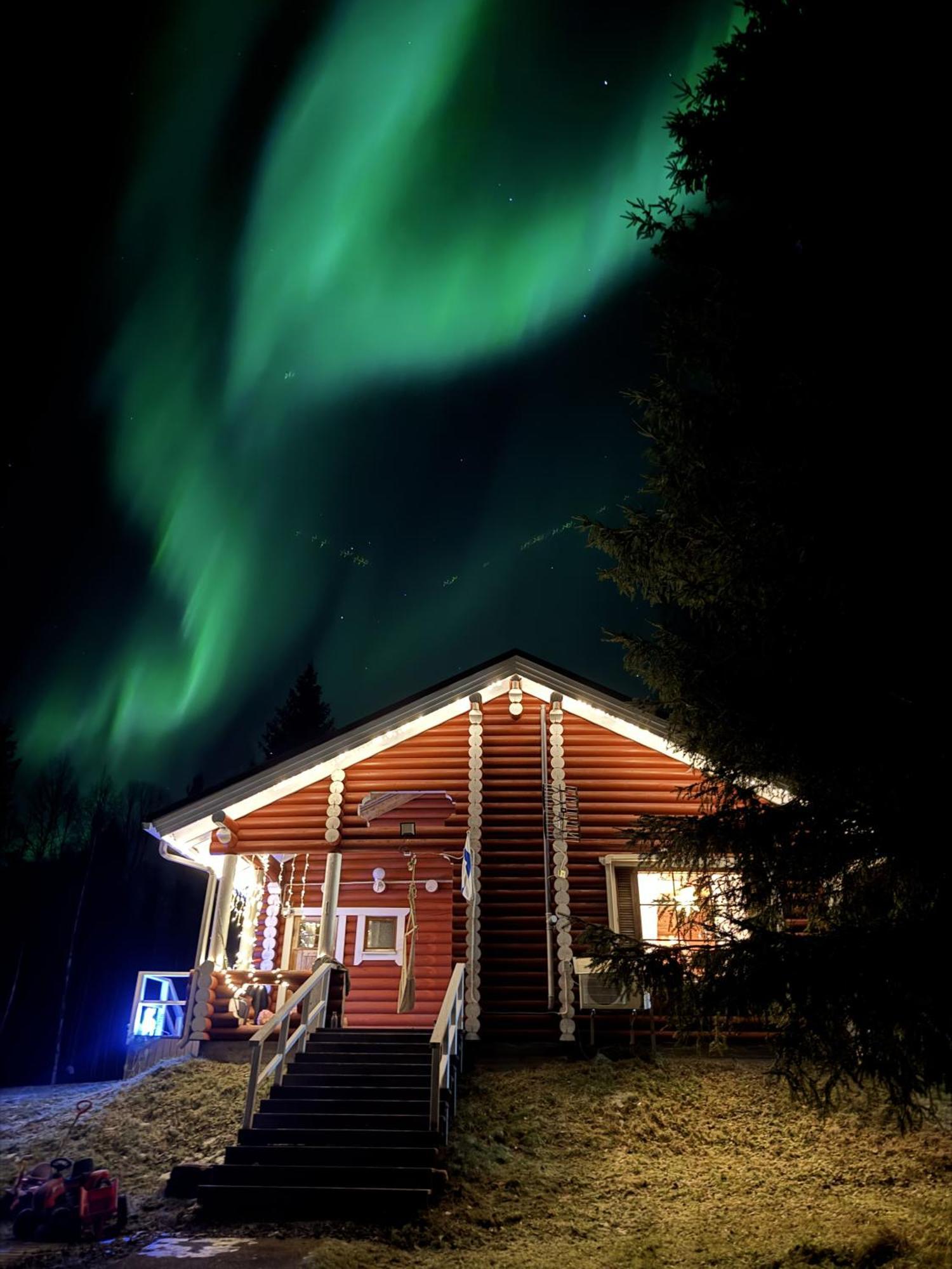 Lapin Villa Hiisi Joen Rannalla Рануа Экстерьер фото