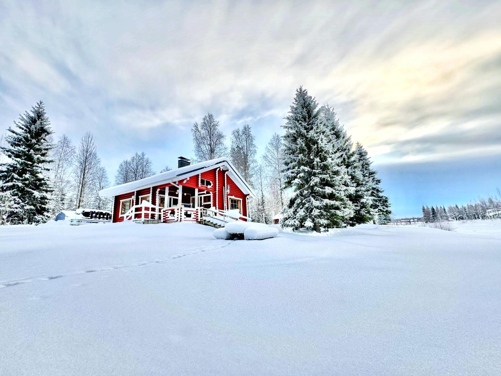 Lapin Villa Hiisi Joen Rannalla Рануа Экстерьер фото