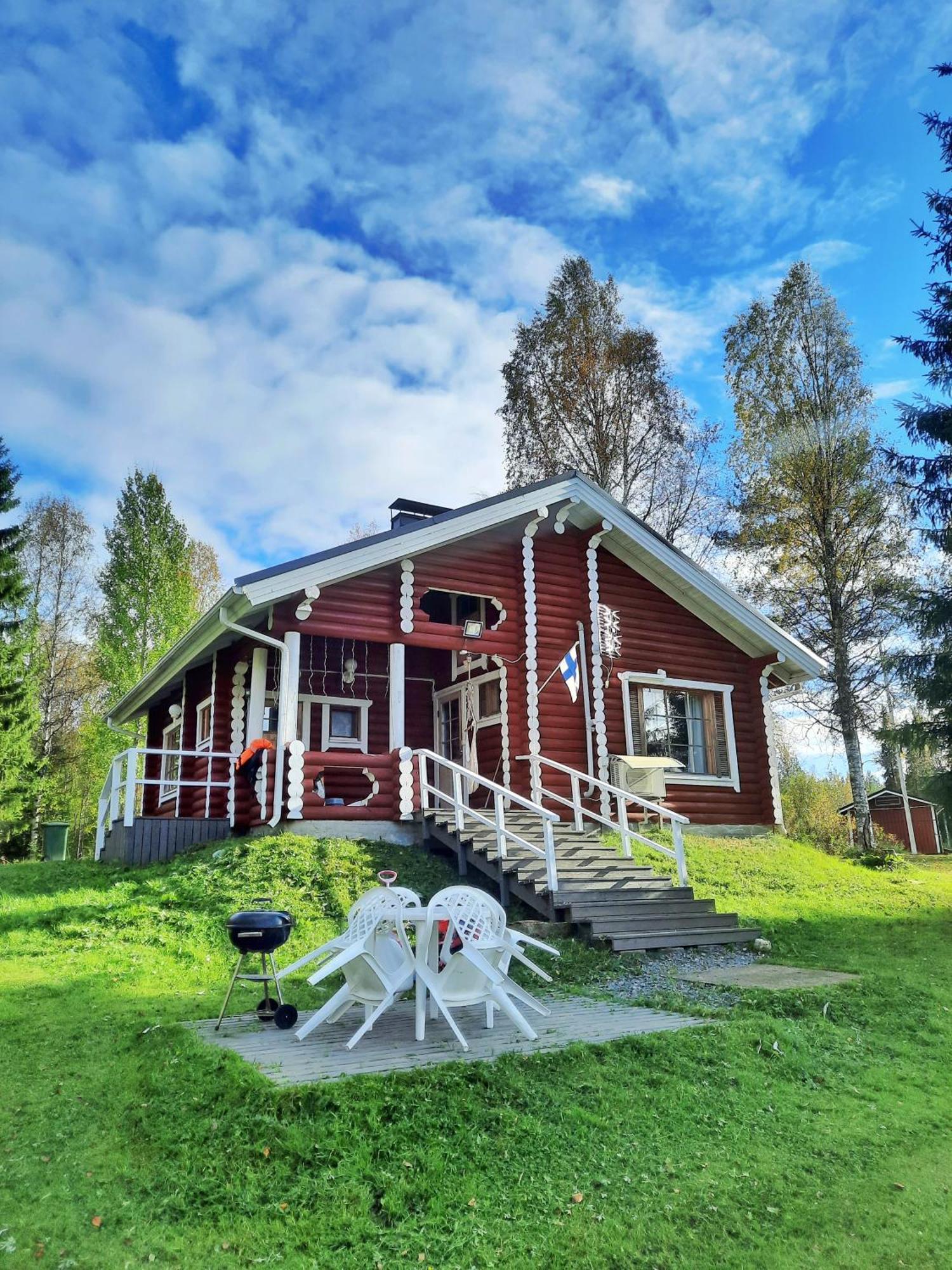 Lapin Villa Hiisi Joen Rannalla Рануа Экстерьер фото