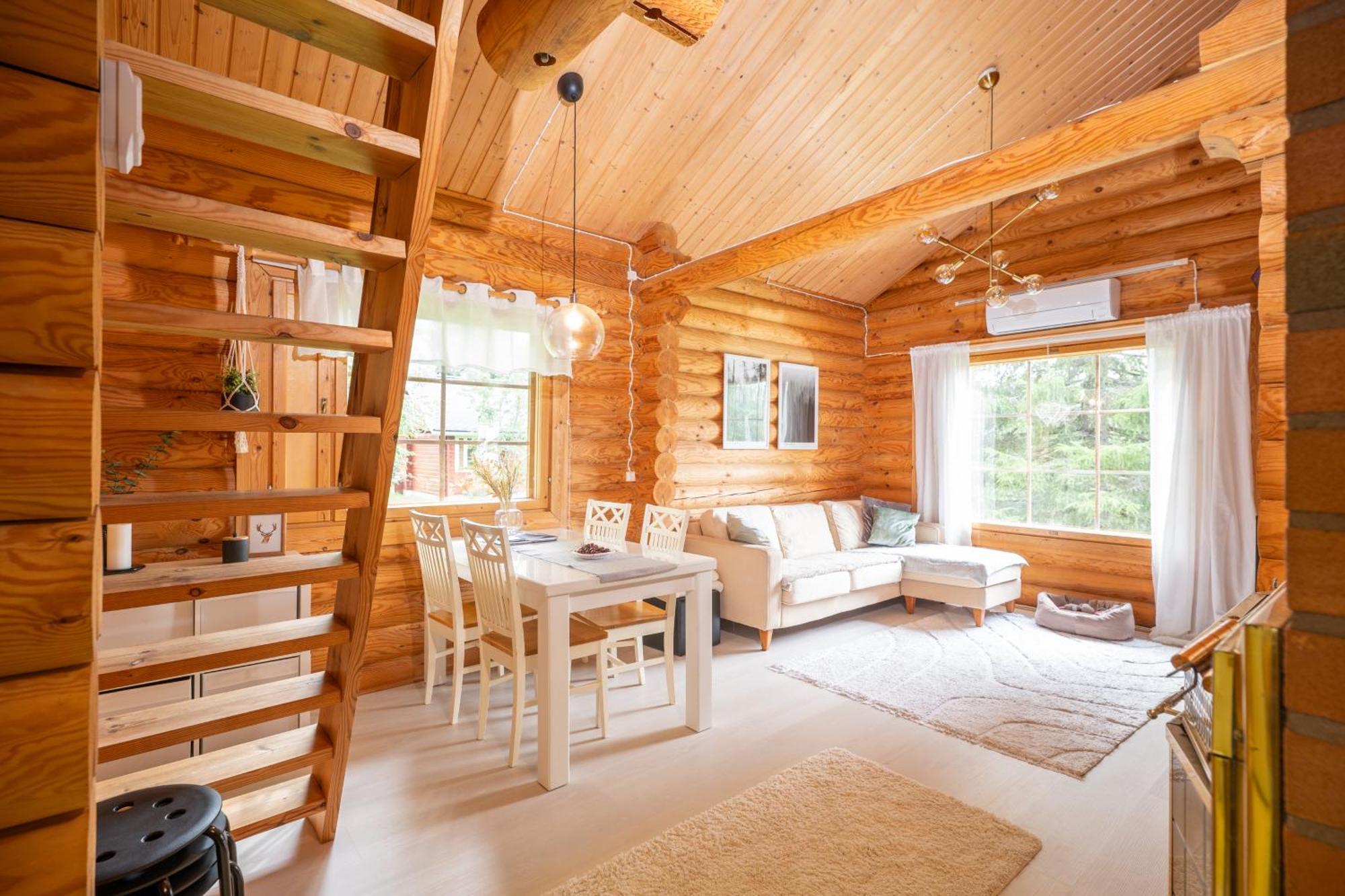 Lapin Villa Hiisi Joen Rannalla Рануа Экстерьер фото