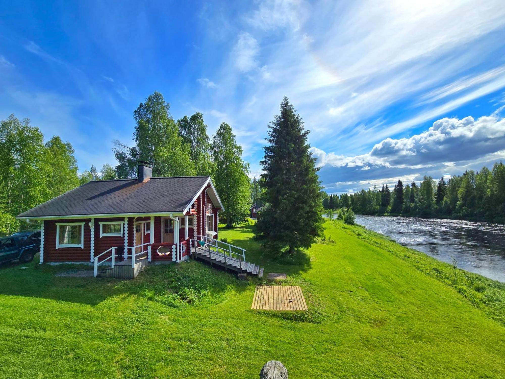 Lapin Villa Hiisi Joen Rannalla Рануа Экстерьер фото