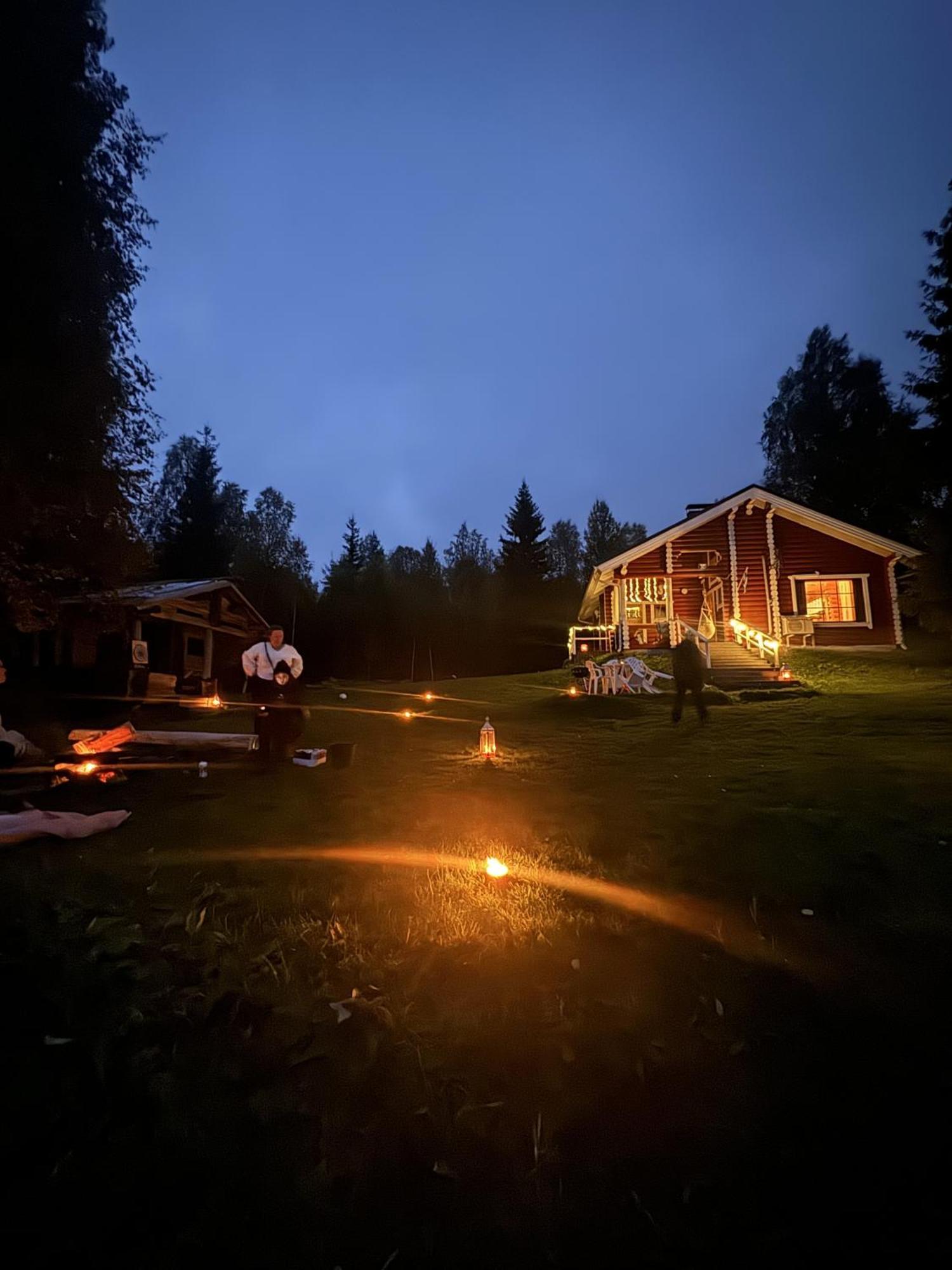 Lapin Villa Hiisi Joen Rannalla Рануа Экстерьер фото