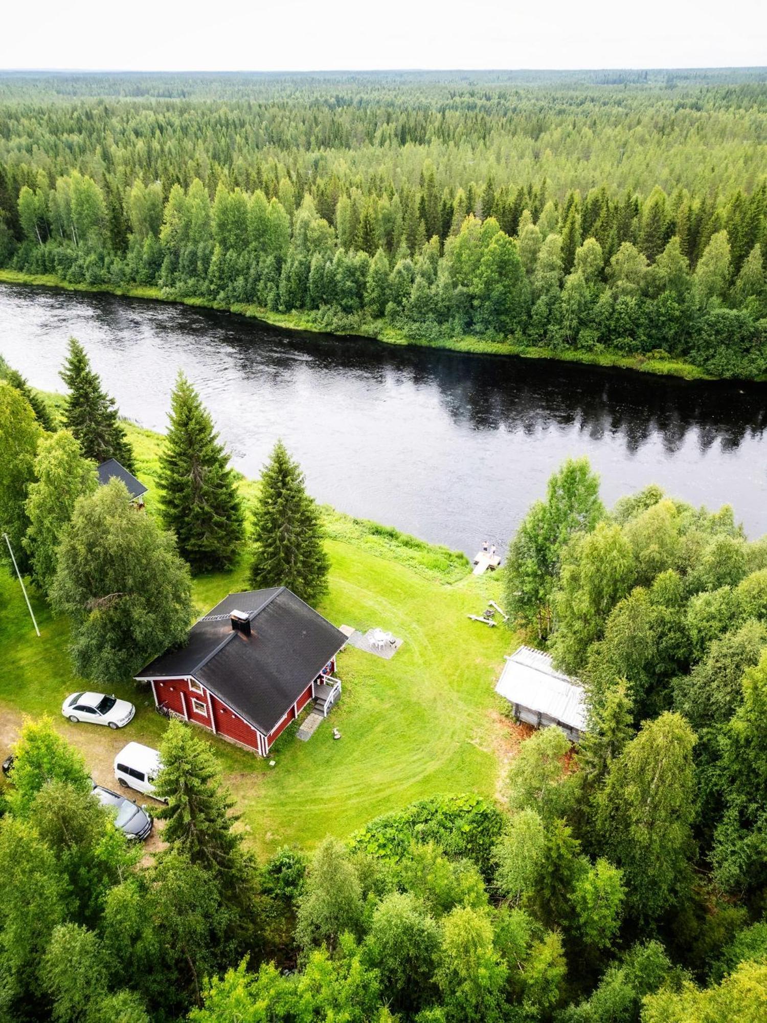Lapin Villa Hiisi Joen Rannalla Рануа Экстерьер фото